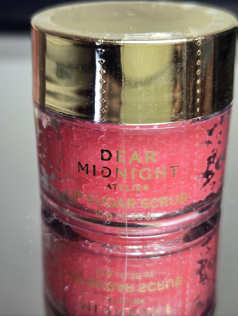 Dear Midnight Atelier Lip Sugar Scrub Trial Size 10g  Small .35 Ounce Travel
